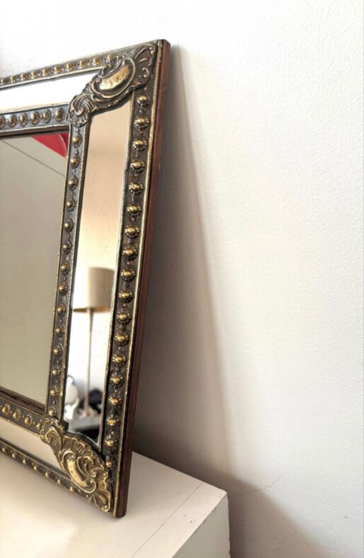 Napoleon III closed-frame mirror
