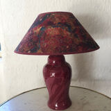 Ceramic foot table lamp