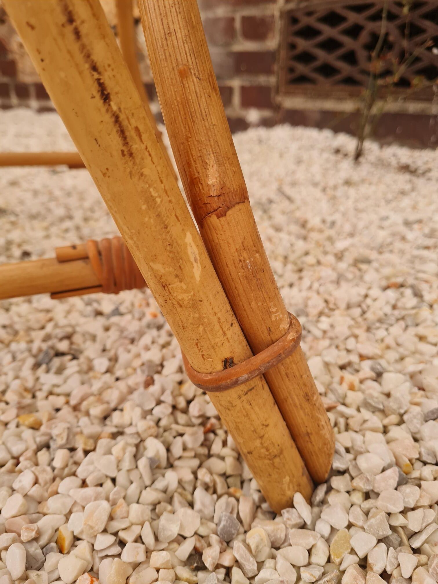 Rattan armchair 1960