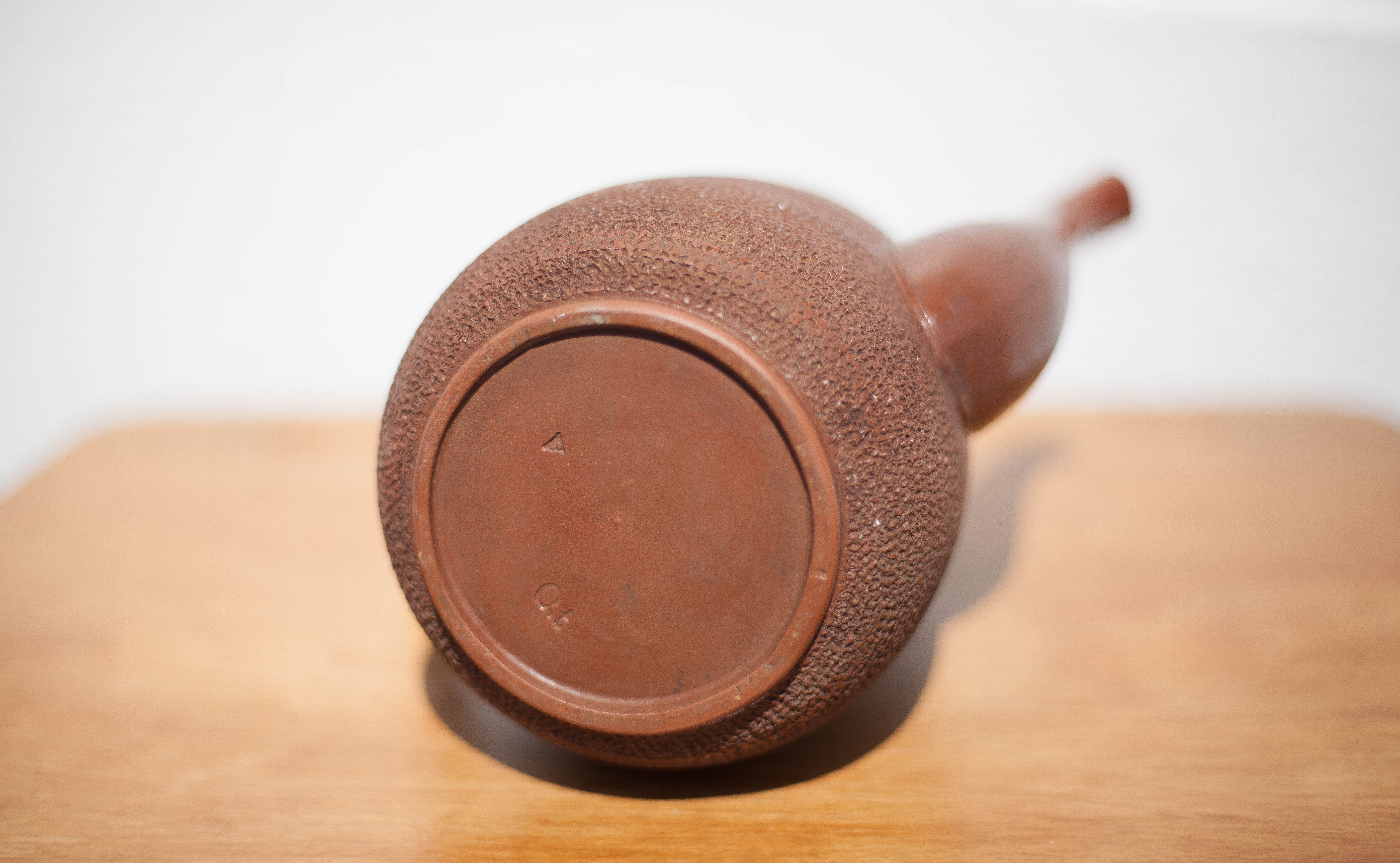 Glazed clay coffee or tea maker