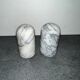 Marble salt and pepper shakers by Crrare
