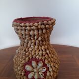 Vintage shell vase