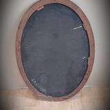 Miroir 58x84 ovale bois 1950
