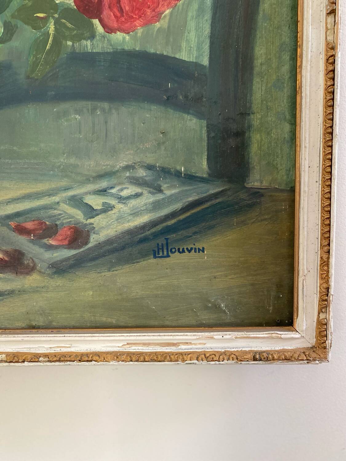 Old oil on wood dating from 1960