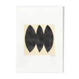 Painting on paper abstract illustration without frame