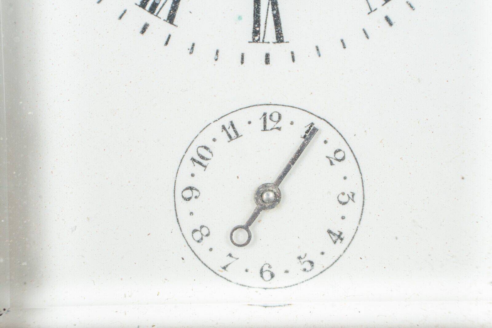 Clock Tiffany & Co New York officer's clock skeleton columns