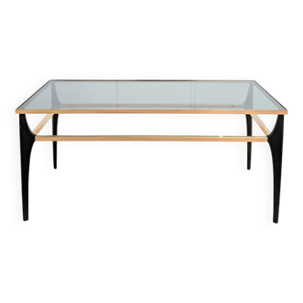 Modernist glass coffee table