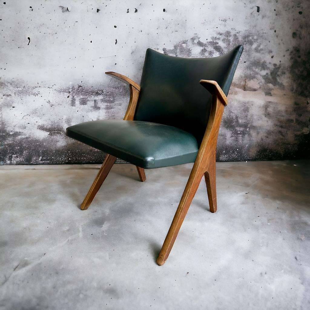 Fauteuil pingouin vintage / monoplace : carl sasse pour casala