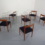 Danish Teak Dining Chairs by H. W. Klein for Bramin, 1960s, Set of 6