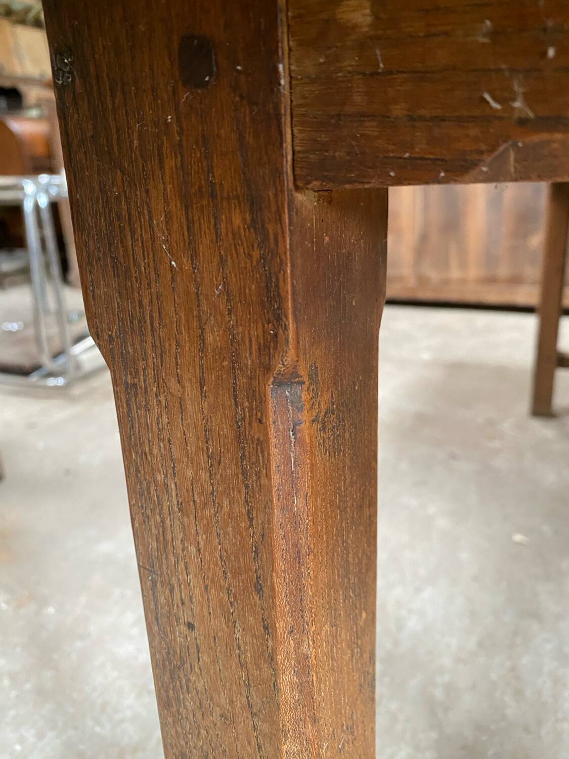 Old farm table Oak