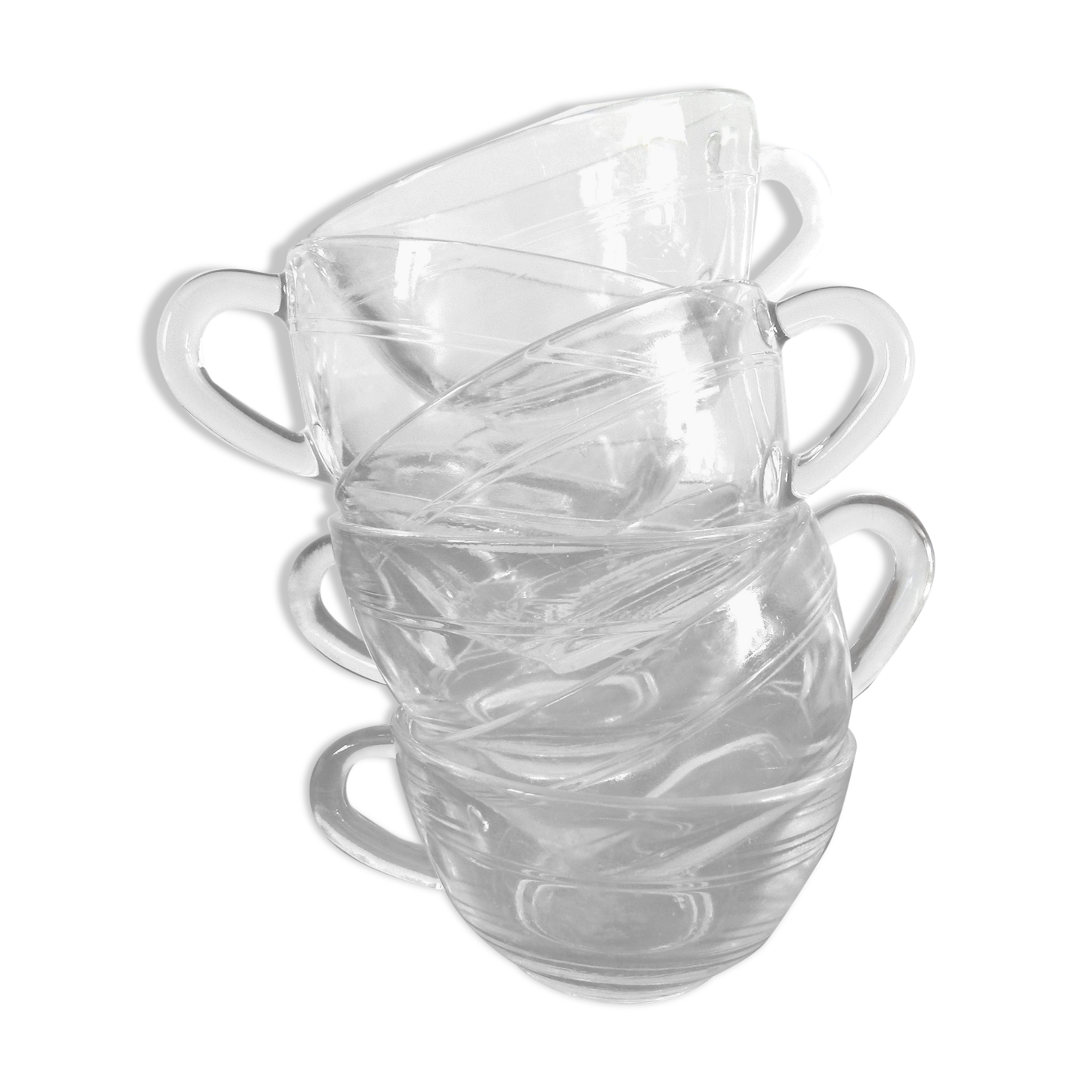 Lot 6 tasses à café Duralex