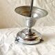 Art Deco pendant light in white opaline
