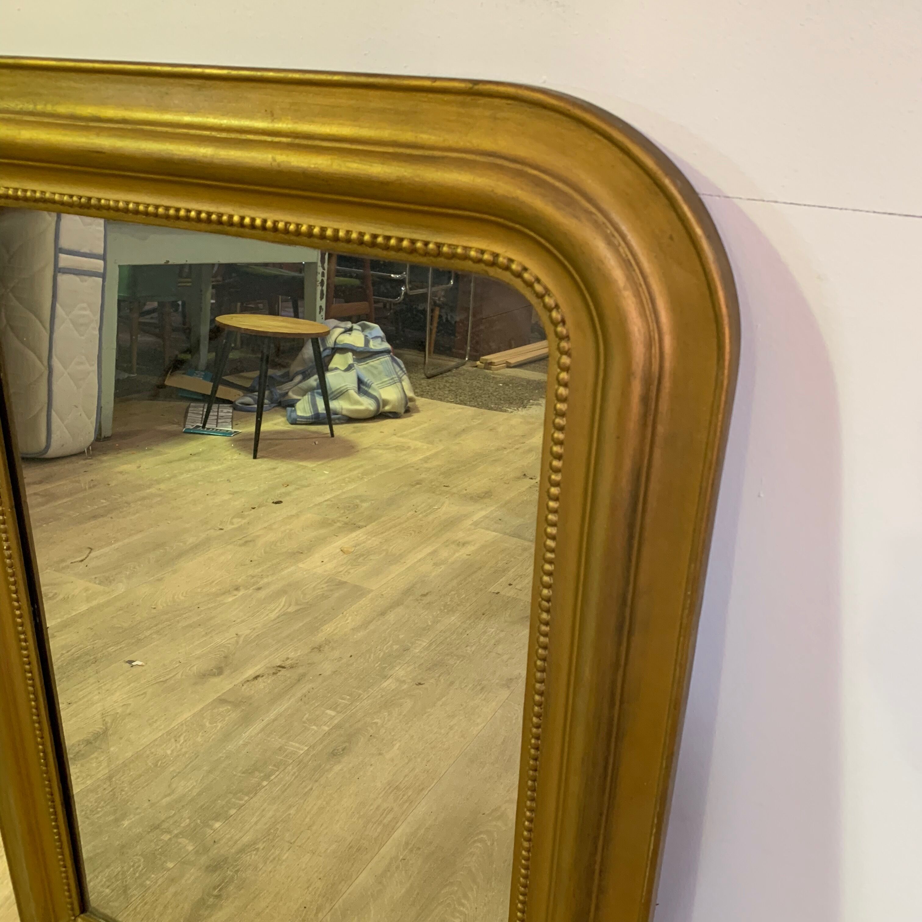 Mirror Louis Philippe gilded 88x63 cm