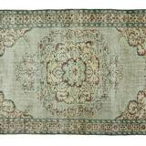 Anatolian handmade vintage rug 246 cm x 173 cm