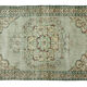 Anatolian handmade vintage rug 246 cm x 173 cm