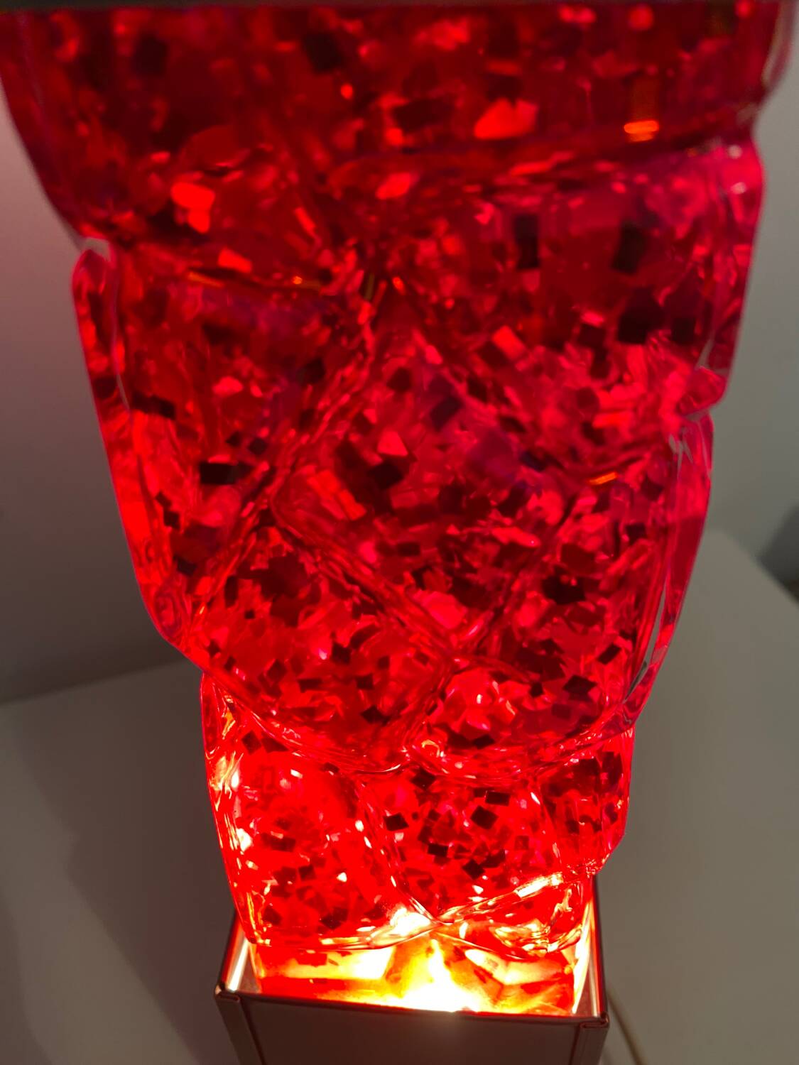 70s glitter lamp