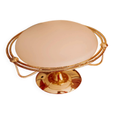 Vintage ceiling light Steinhauer with opal glass