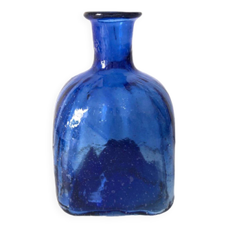 Blue Blown Glass Vase