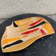 Flat, fruit cup design and vintage glazed ceramic