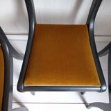 4 velvet seat chairs
