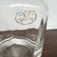 Vintage crystal whisky carafe from Paris with original label.