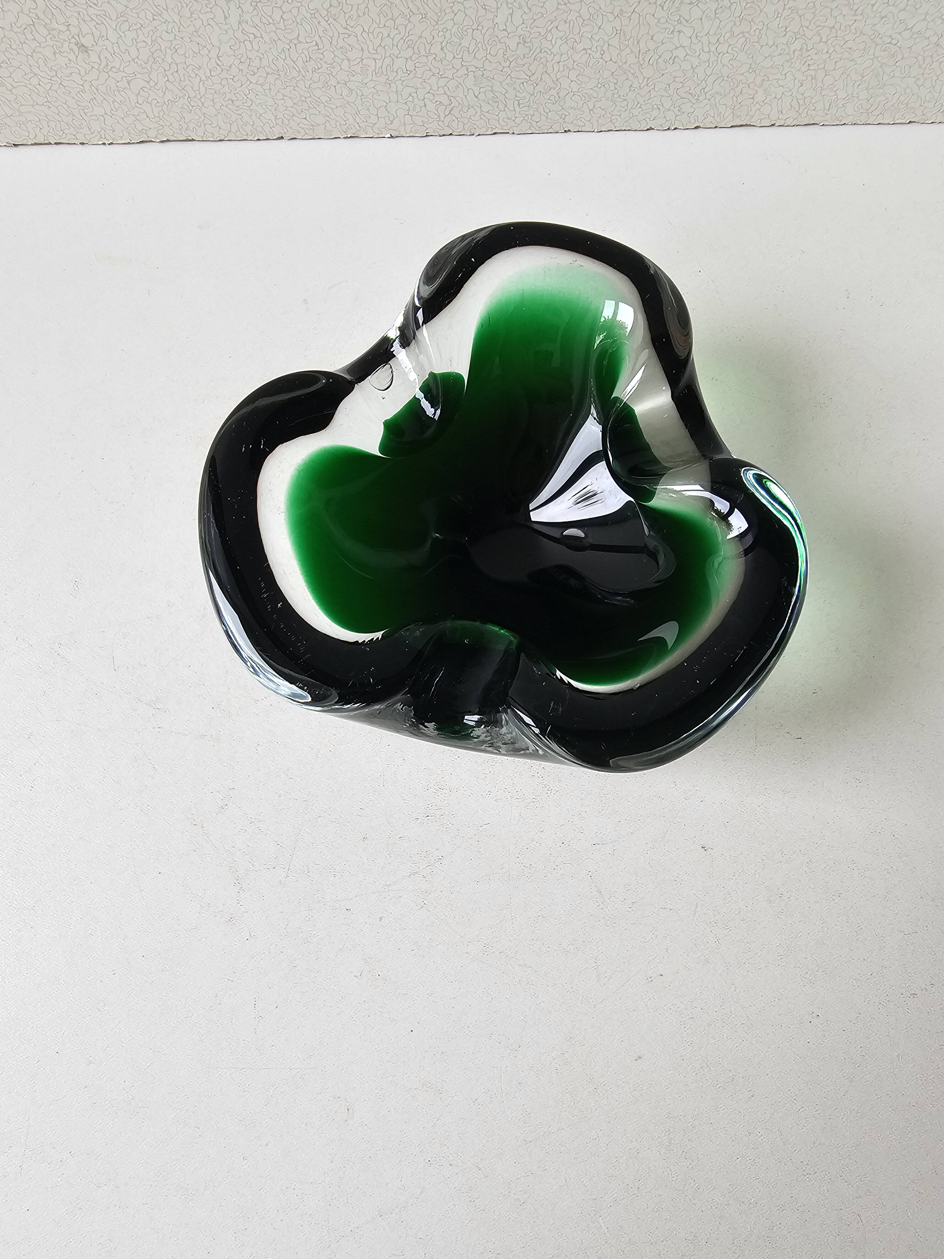 Murano Glass Ashtray Designed by Flavio Poli - 1960s