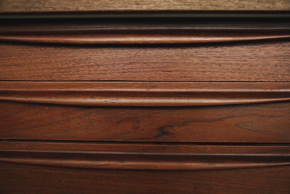 Norwegian teak vintage sideboard with pattern 1960 s