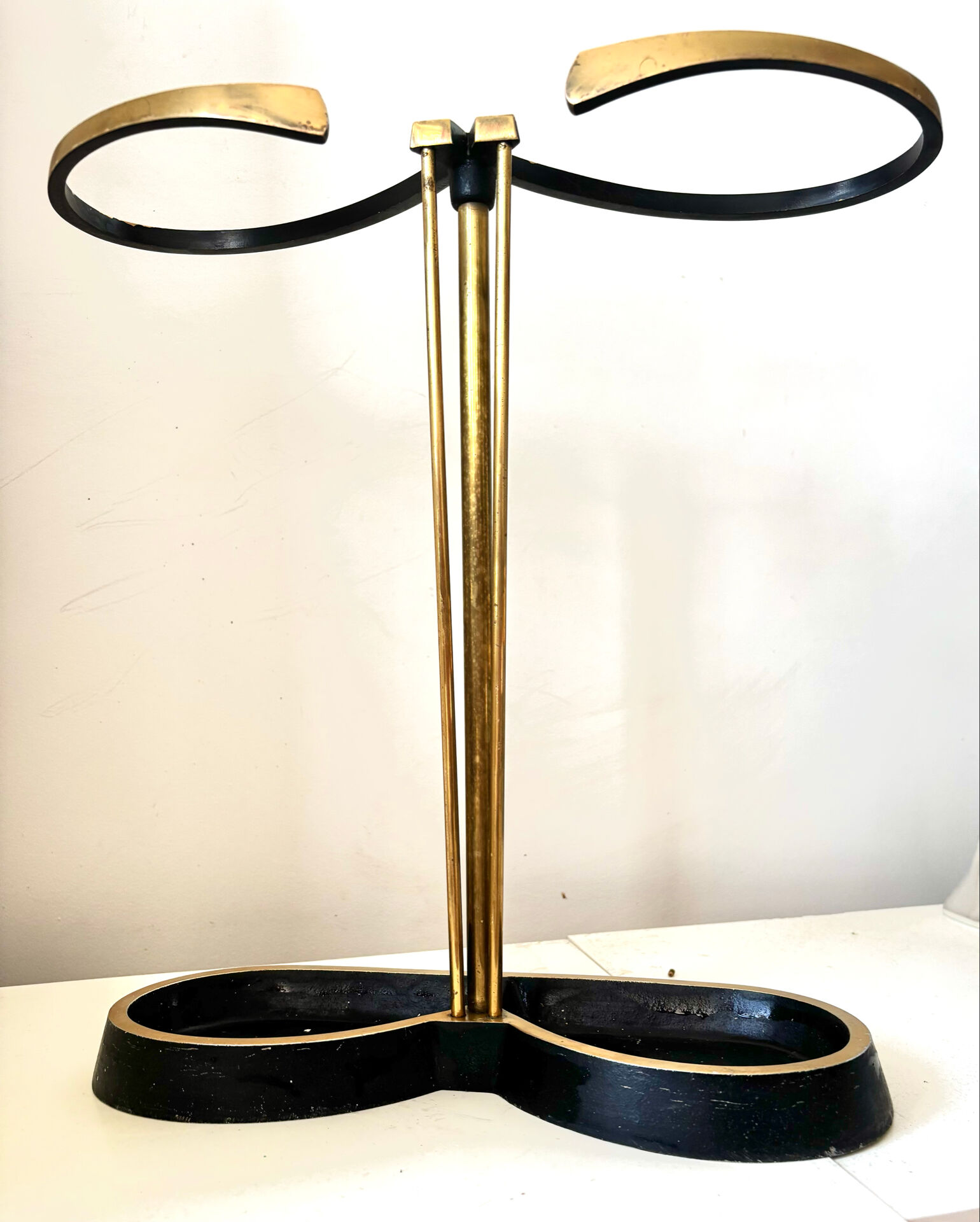 Bauhaus brass umbrella stand