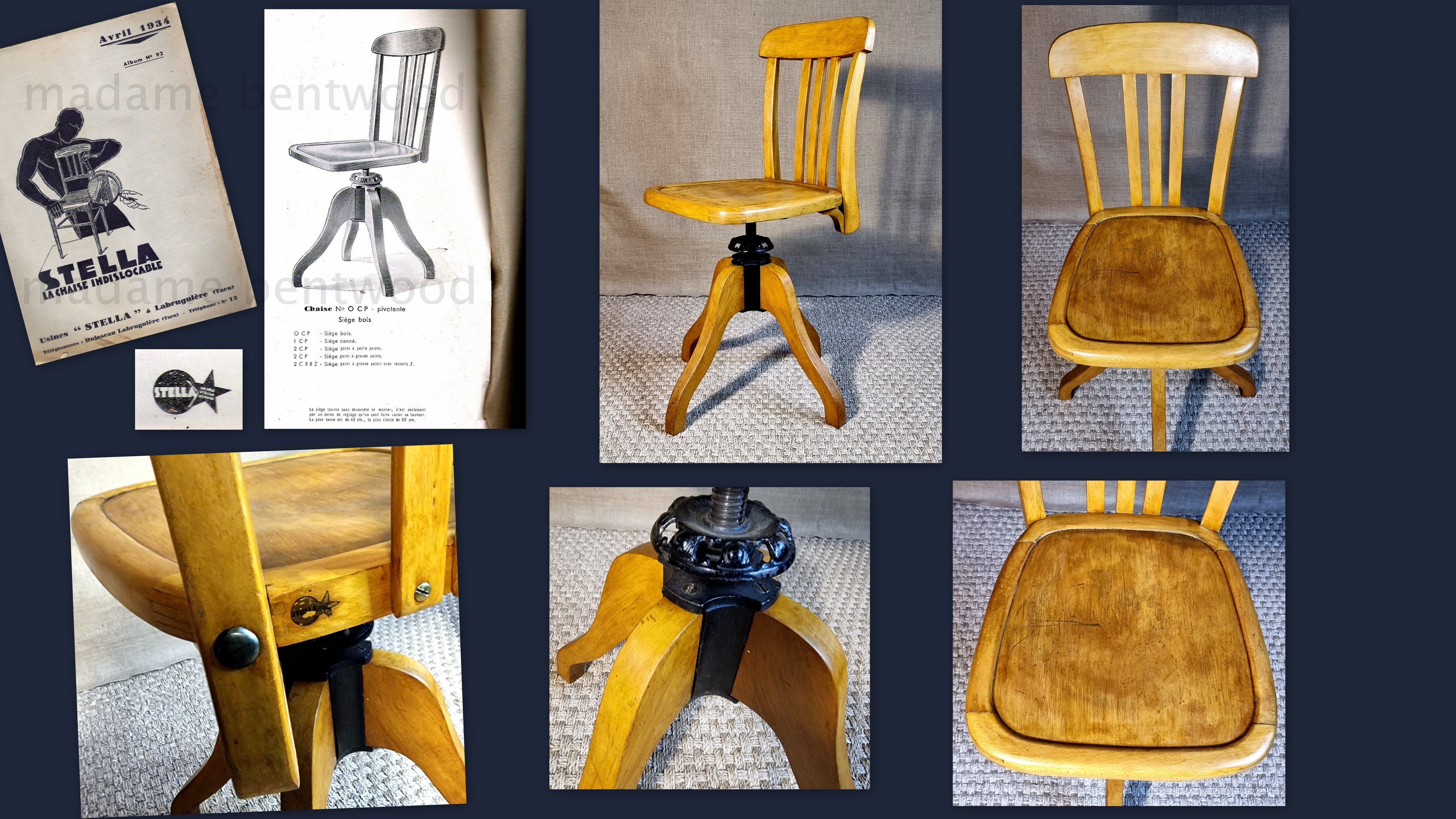 Rotating office chair stella 20/30s