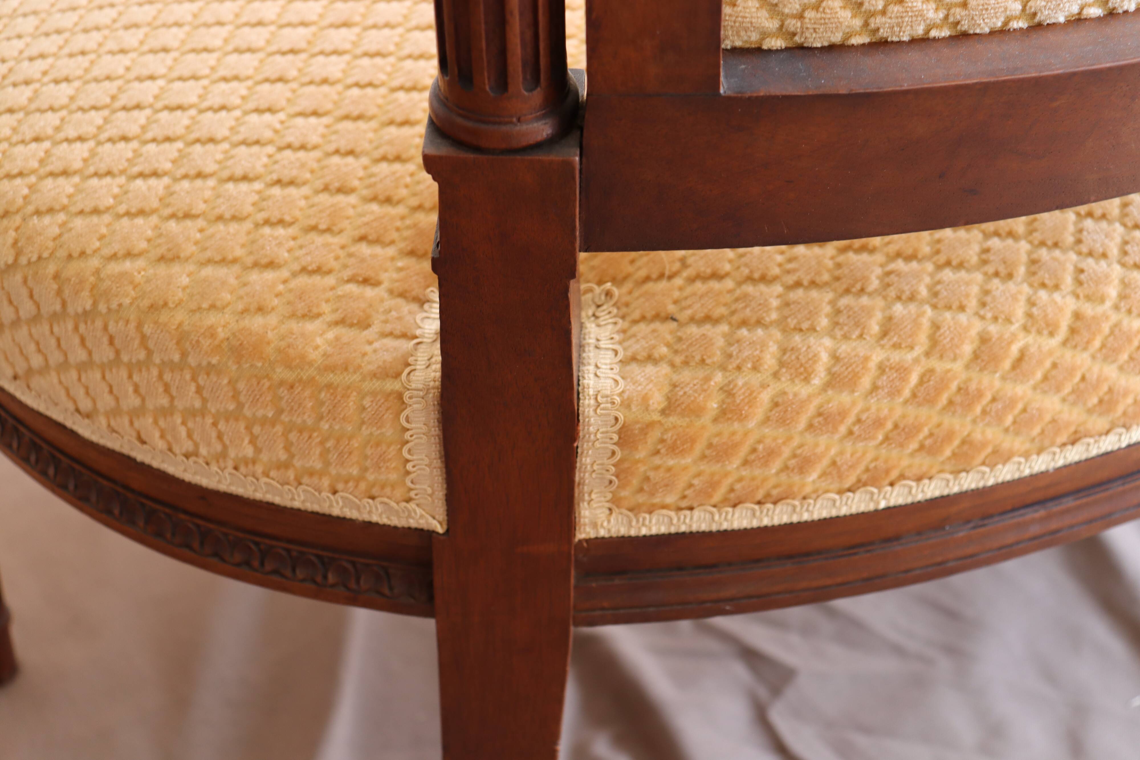 Louis XVI 2-seater bench