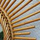 Rattan sun mirror 60 - 66x66xm