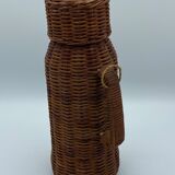 Vintage rattan thermos