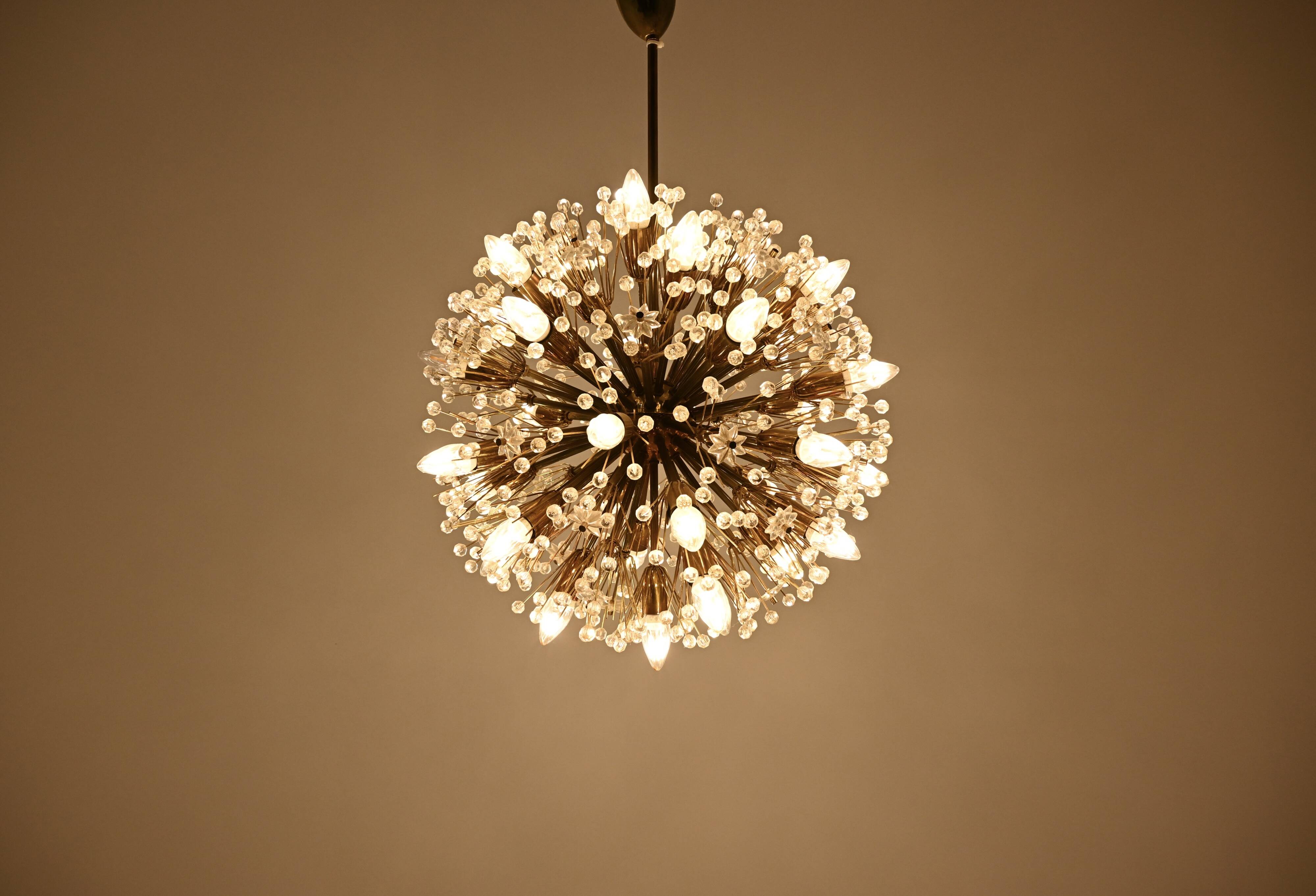 Chandelier by Emil Stejnar for Rupert Nikoll, 1950s