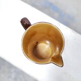 Vintage ceramic pitcher by the Sarreguemines manufacture