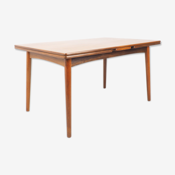 Table extensible en bois de rose de conception danoise, 1960