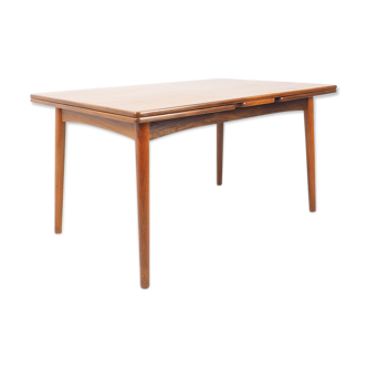Danish design rosewood extendible dinning table, 1960's