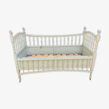 Wooden children's bed