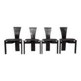 Set of 4 “Totem” chairs by Torstein Nielsen