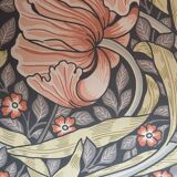 Art Deco glass-fronted Parisian buffet in raw wood