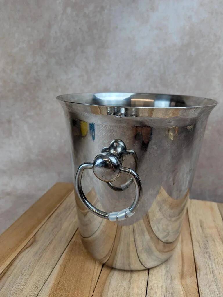 Couzon champagne bucket – stainless steel 18/10 – Made in France