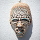 Kuba African ceramic mask, pottery, wall decoration, collection, 50/60's