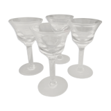 4 Vintage glasses for wine or liqueur