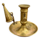 Brass cellar rat candle holder