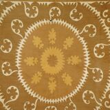 Hand-knotted rug, vintage Turkish rug 113x134 cm