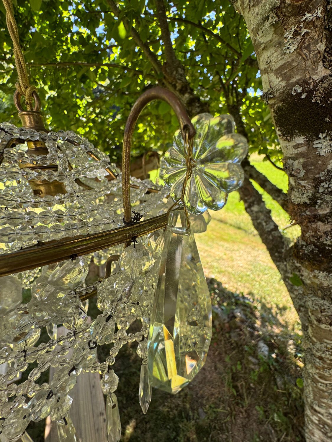 Antique chandelier from the 1930s