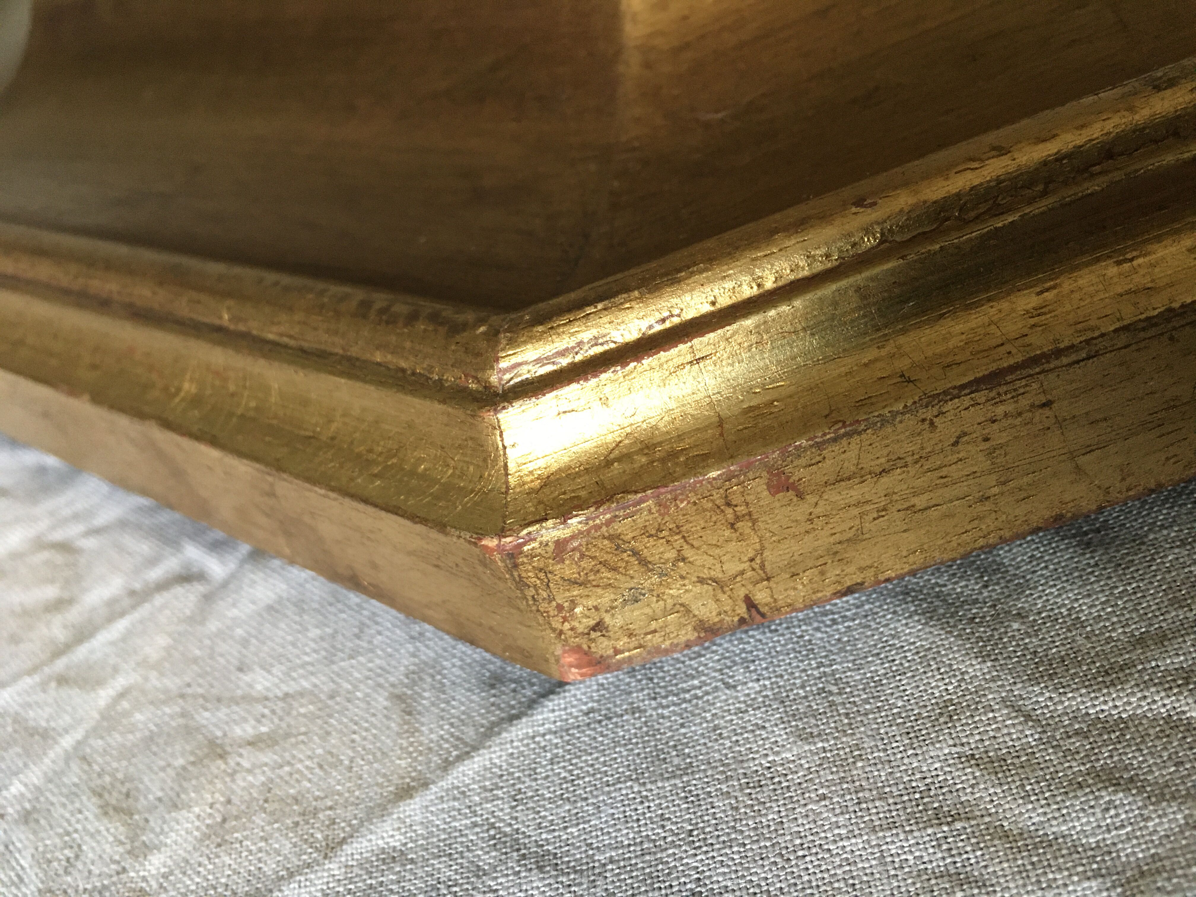 Octagonal mirror 78x58cm