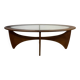 G-Plan Astro oval coffee table in teak and glass – Mid-century icon
