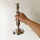 Paire de chandeliers et bougeoirs modulables style anglais