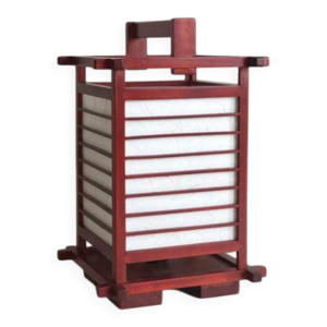 Lampe japonaise rouge