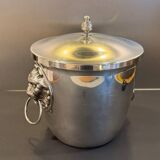 Silver metal ice bucket from the 60s/70s
